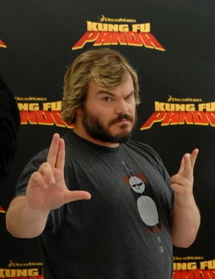 Jack Black en kung-fu-panda (Premiere en Madrid. Junio 2008)