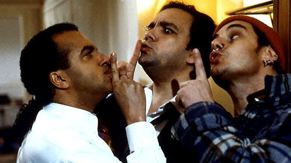 Pascal Légitimus, Didier Bourdon y Bernard Campan en tres-hermanos-y-una-herencia-1995