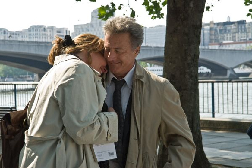 Dustin Hoffman y Emma Thompson en Nunca es tarde para enamorarse