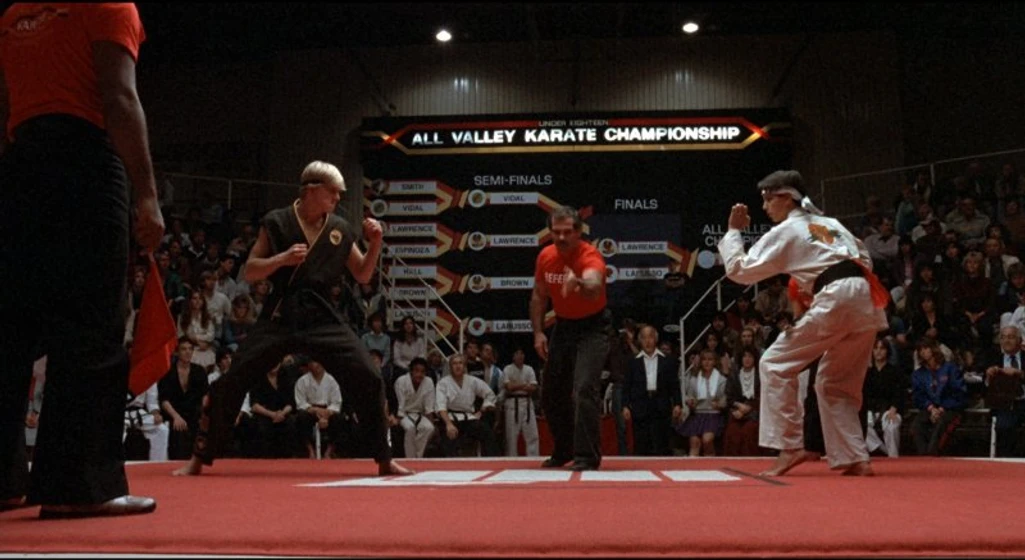 Ralph Macchio en karate-kid
