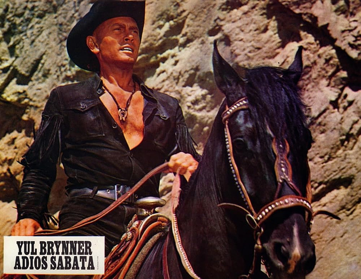 Yul Brynner en Adiós, Sabata