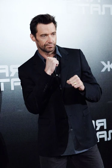 Hugh Jackman en acero-puro (Premiere en Moscú. Septiembre 2011)