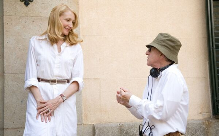 Patricia Clarkson y Woody Allen en Vicky Cristina Barcelona