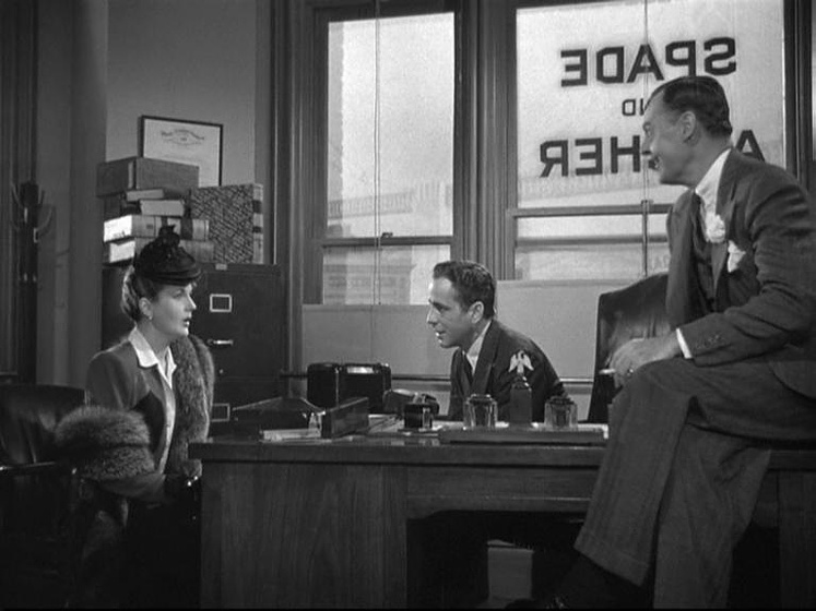 Humphrey Bogart en El Halcón Maltés