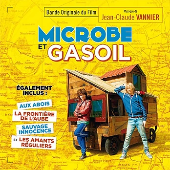 Carátula de la banda de sonido de La Loca Historia de Microbio y Gasolina