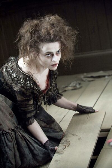 Helena Bonham Carter en Sweeney Todd. El barbero diabólico de la calle Fleet