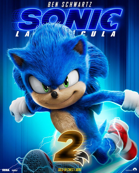 Imagen de Sonic 2. La Película (Cartel personajes español)