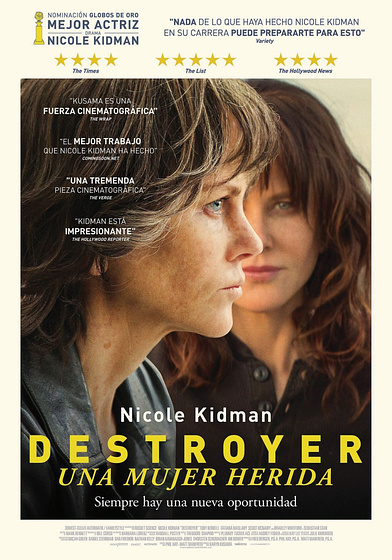 Imagen de Destroyer. Una Mujer Herida (Cartel español)
