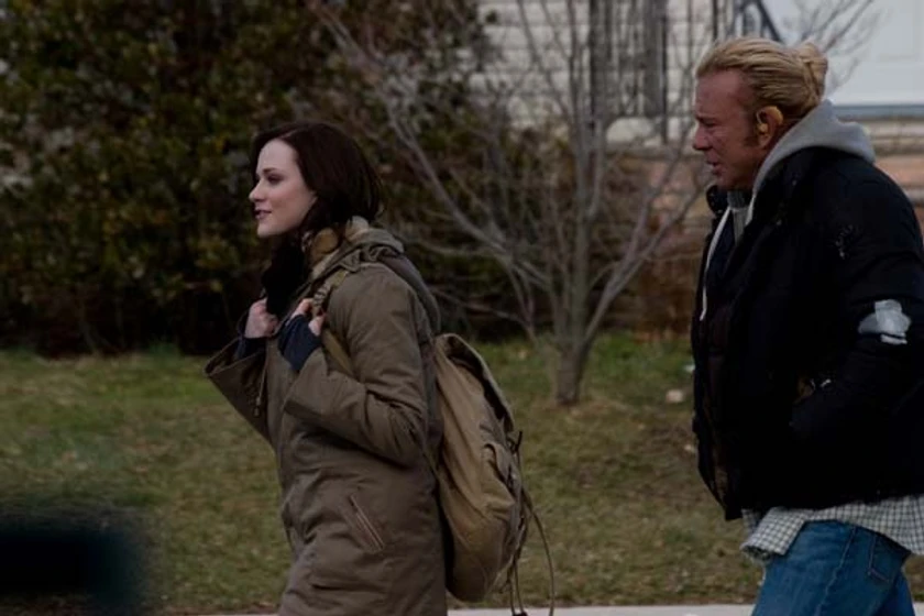 Mickey Rourke y Evan Rachel Wood en el-luchador-2008