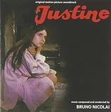 Carátula de la banda de sonido de Justine (1969/I)