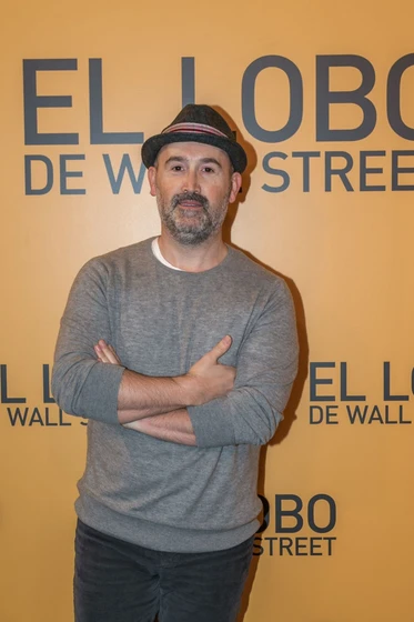 Javier Cámara en El Lobo de Wall Street (Photocall en Madrid. Enero 2014)