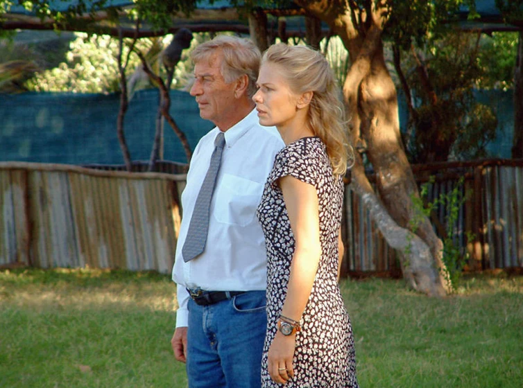 Siegfried Rauch y Claudine Wilde en los-secretos-de-la-isla