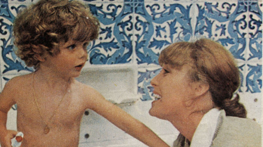 Teresa Gimpera y Lolo García en La Guerra de papá