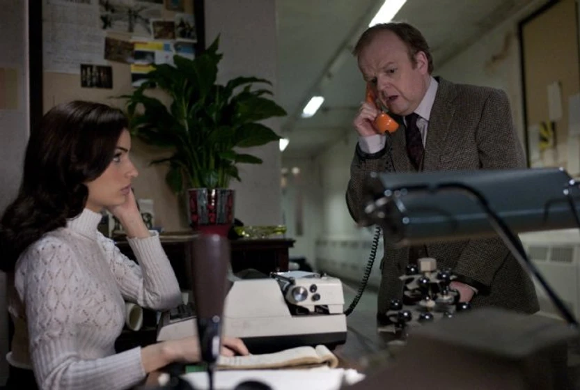 Toby Jones y Tonia Sotiropoulou en berberian-sound-studio