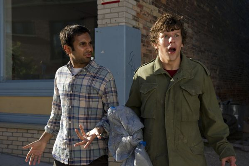 Jesse Eisenberg y Aziz Ansari en 30 minutos o menos