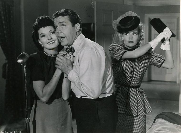 Arthur Lake, Marjorie Weaver y Penny Singleton en Leave It to Blondie
