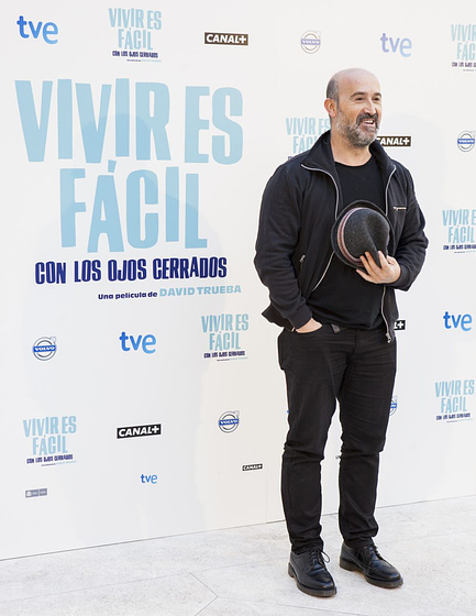 Javier Cámara [I] en Vivir es Fácil con los Ojos Cerrados (Photocalll en Madrid. Octubre 2013)