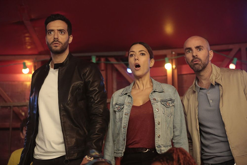 Tarek Boudali, Julien Arruti y Vanessa Guide en 30 Días