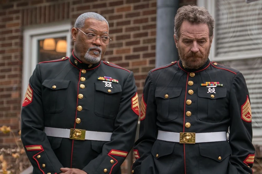 Laurence Fishburne y Bryan Cranston en la-ultima-bandera