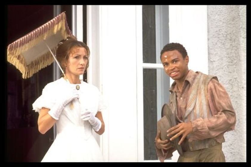 Jane Seymour y Eugene Byrd en La Verdadera Historia de Fanny Kemble