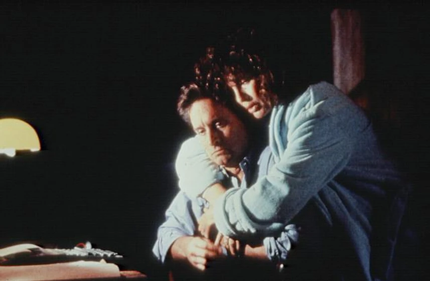 Michael Douglas y Anne Archer en atraccion-fatal