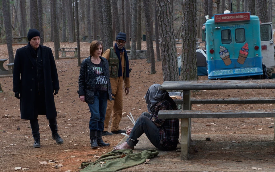 Samuel L. Jackson, John Cusack y Erin Elizabeth Burns en cell