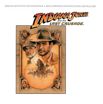 Carátula de la banda de sonido de Indiana Jones y la Última Cruzada