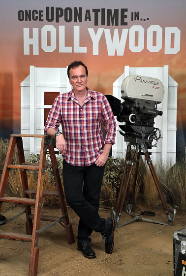 Quentin Tarantino en Érase una vez en... Hollywood (Premiere en Hollywood. Julio 2019)