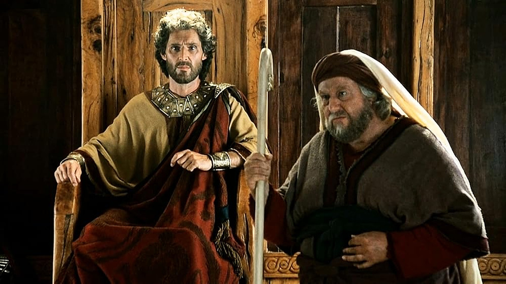Ben Cross y Roger Hammond en la-biblia-salomon