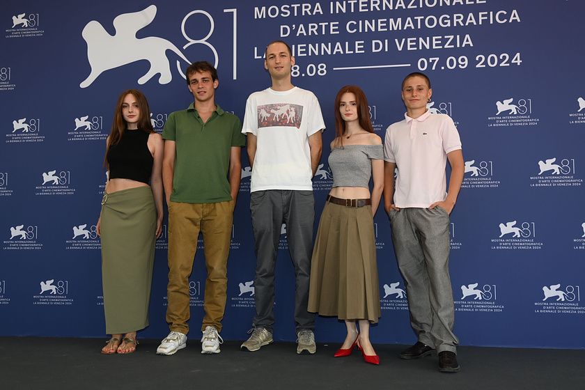Zackari Delmas, Manfredi Marini, Vittoria Planeta y Dana Giuliano en Nineteen (Festival de Venezia. Agosto 2024)