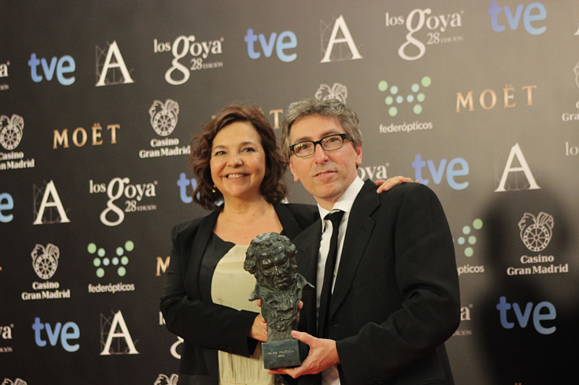 David Trueba en Vivir es Fácil con los Ojos Cerrados (Premios Goya 2014)