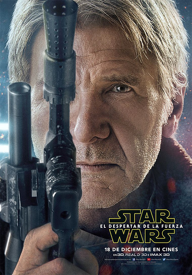 Imagen de Star Wars: Episodio VII. El Despertar de la Fuerza (Cartel personajes español)