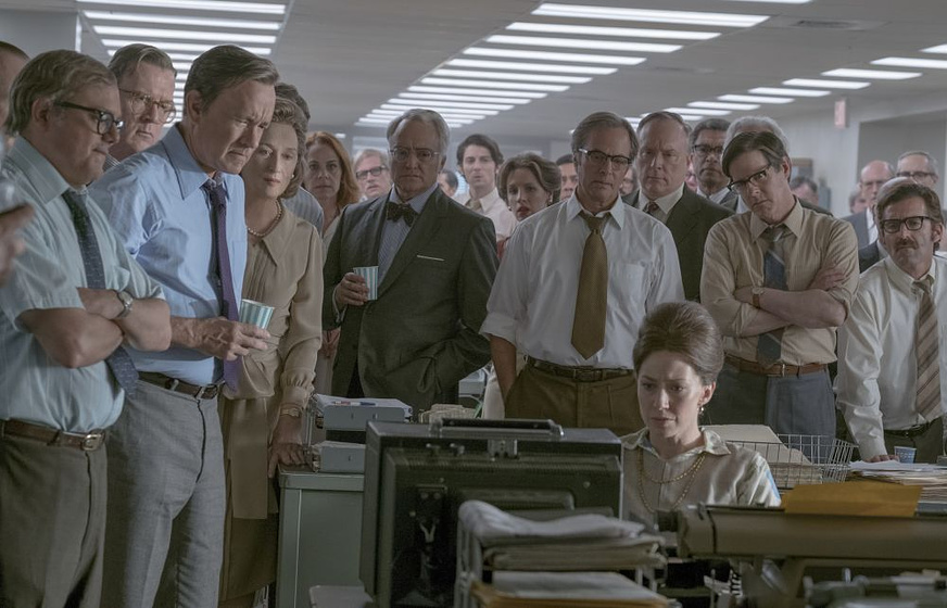 Tom Hanks, Meryl Streep y Carrie Coon en Los Archivos del Pentágono