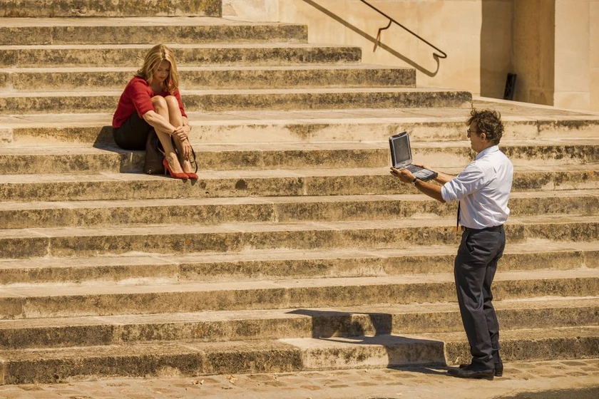 Albert Dupontel y Virginie Efira en adios-idiotas