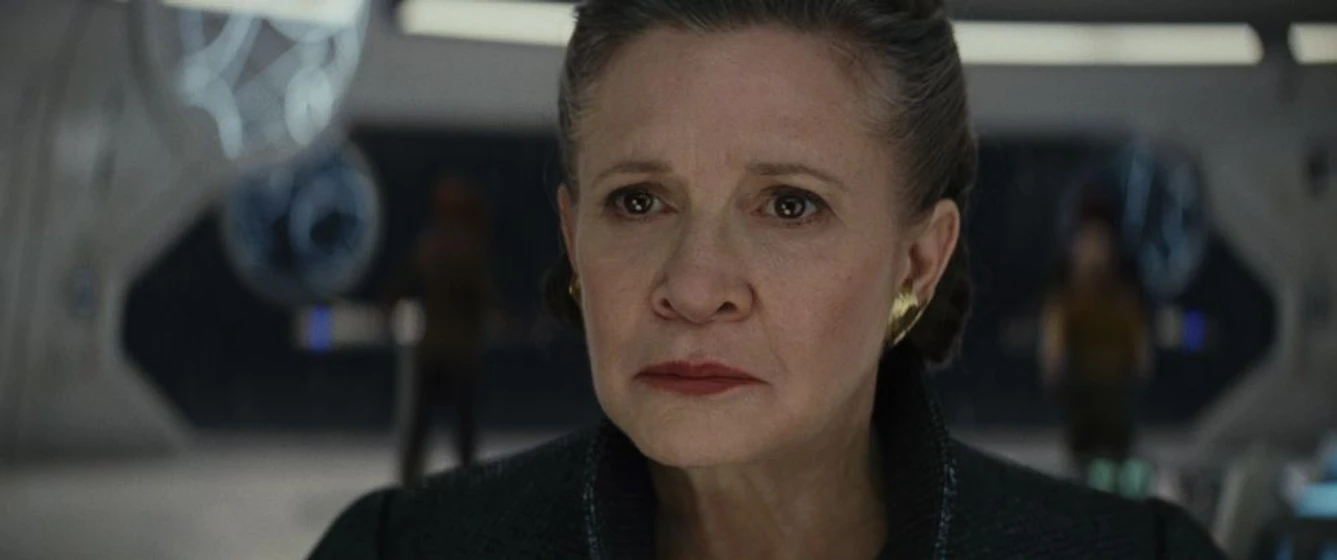 Carrie Fisher en star-wars-los-ultimos-jedi