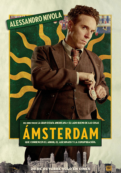 Imagen de Amsterdam (Cartel personajes español)
