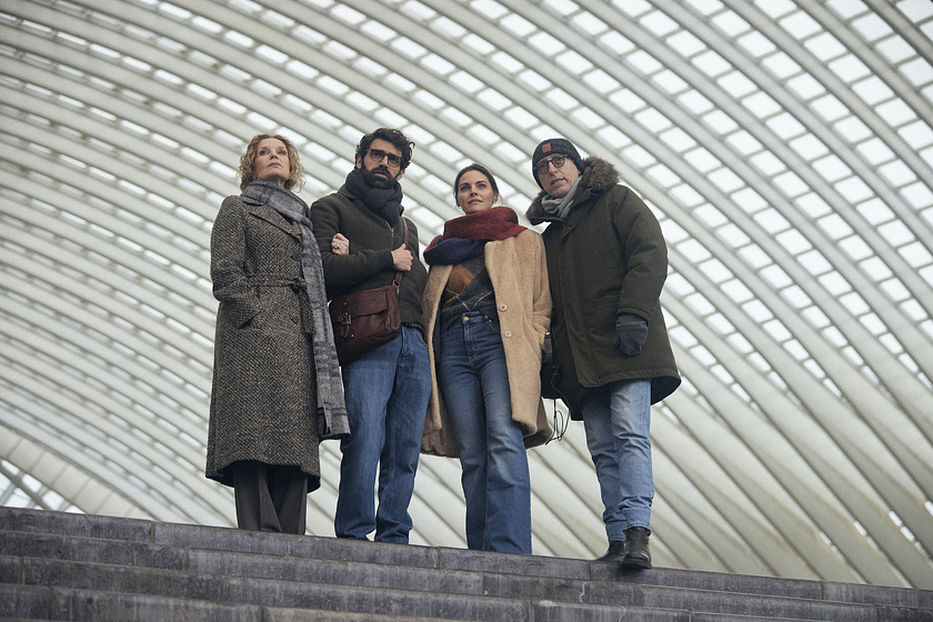 David Trueba, Amaia Salamanca, David Verdaguer y Isabelle Renaud en Siempre es Invierno (Presentación)