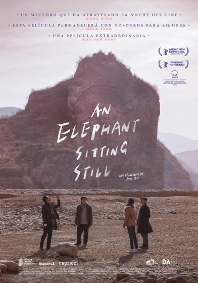 Imagen de an-elephant-sitting-still (Cartel español)