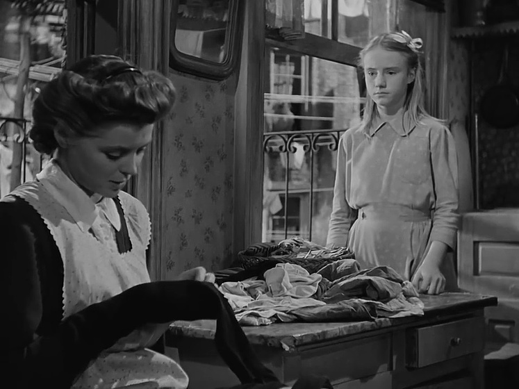 Dorothy McGuire y Peggy Ann Garner en Lazos Humanos