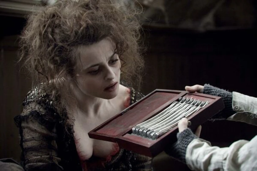 Helena Bonham Carter en Sweeney Todd. El barbero diabólico de la calle Fleet