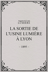poster of movie La sortie des usines Lumière