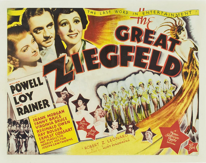 Imagen de El gran Ziegfeld (Cartel apaisado inglés)