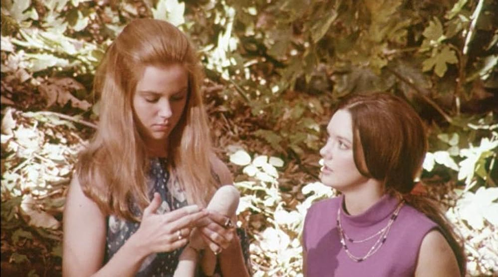 Lee Purcell y Pamela Franklin en el-hechicero