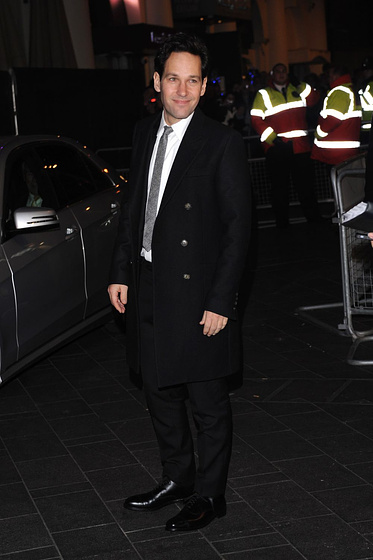 Paul Rudd en Los Amos de la Noticia (Premiere en Londres. Diciembre 2013)