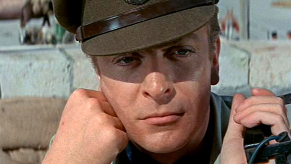 Michael Caine en Mercenarios sin Gloria