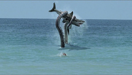 still of movie Sharktopus