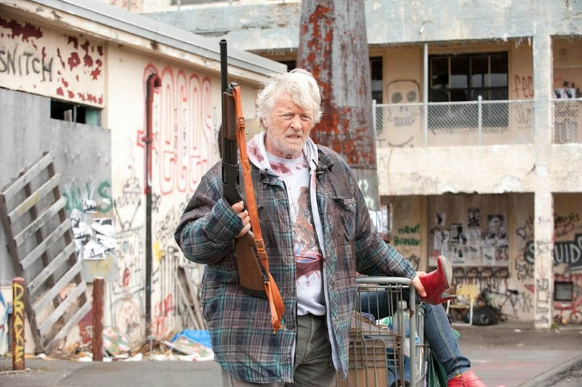 Rutger Hauer en Hobo with a Shotgun