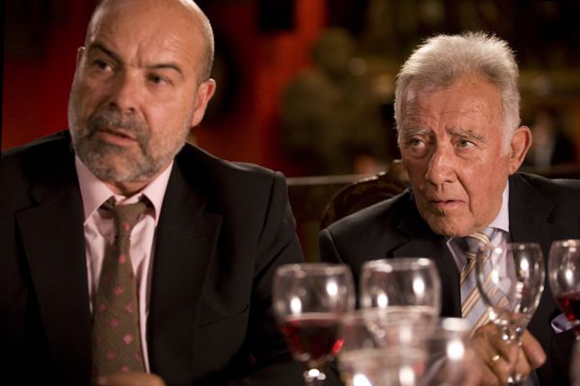 Antonio Resines y Fernando Guillén en Fuga de Cerebros