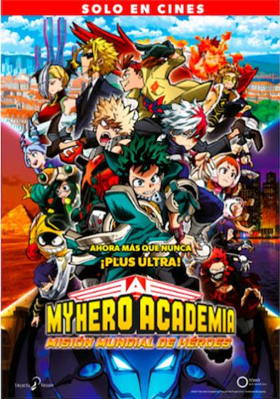 Imagen de My Hero academia: Misión Mundial de héroes (Cartel español)