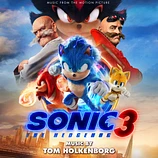 Carátula de la banda de sonido de Sonic 3. La Película